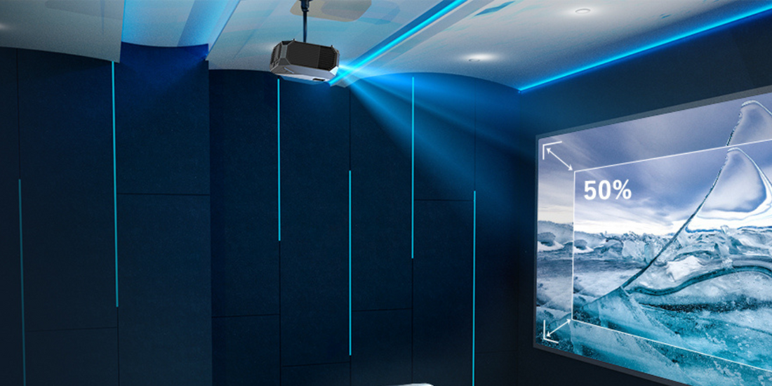 How to mount a projector on the ceiling?