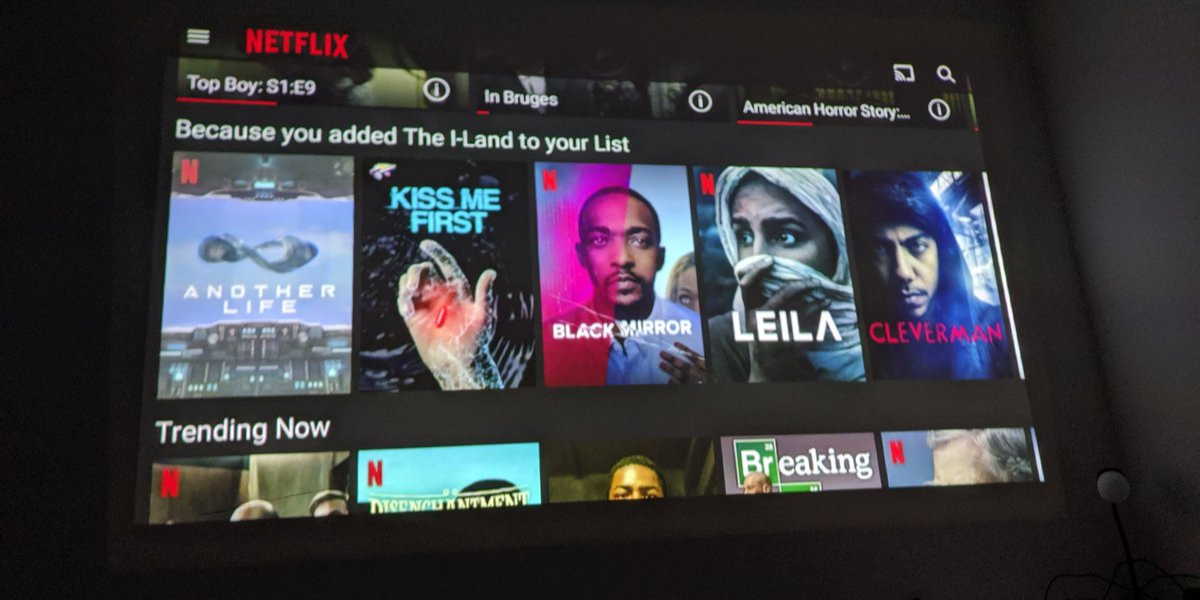 How to stream Netflix on projector from iPhone? YOWHICK