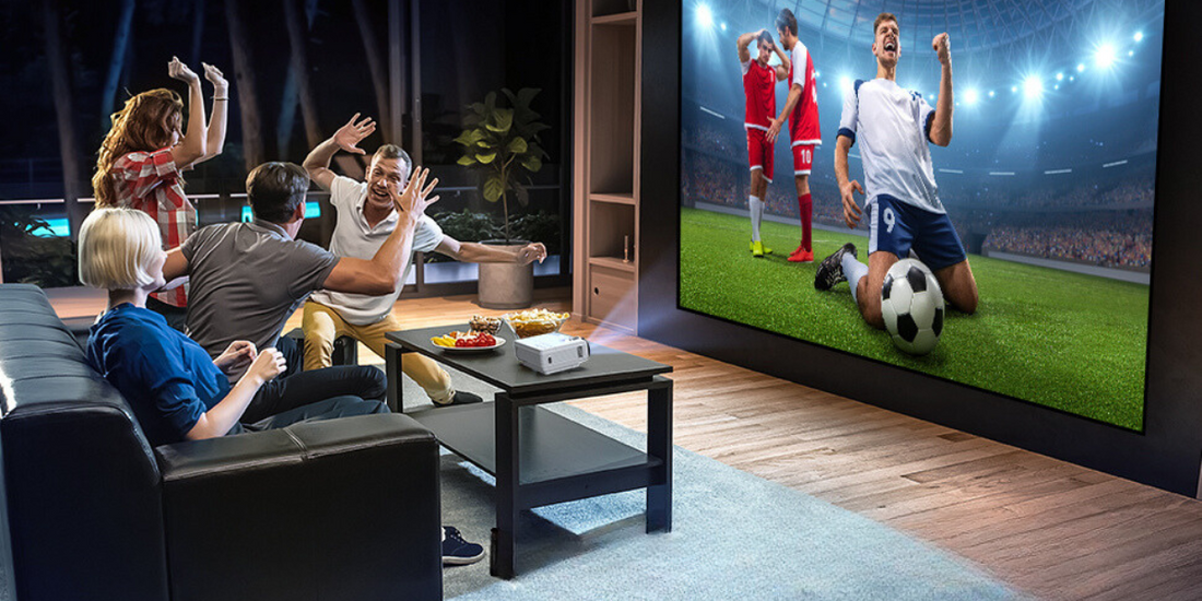 How to turn on a projector?