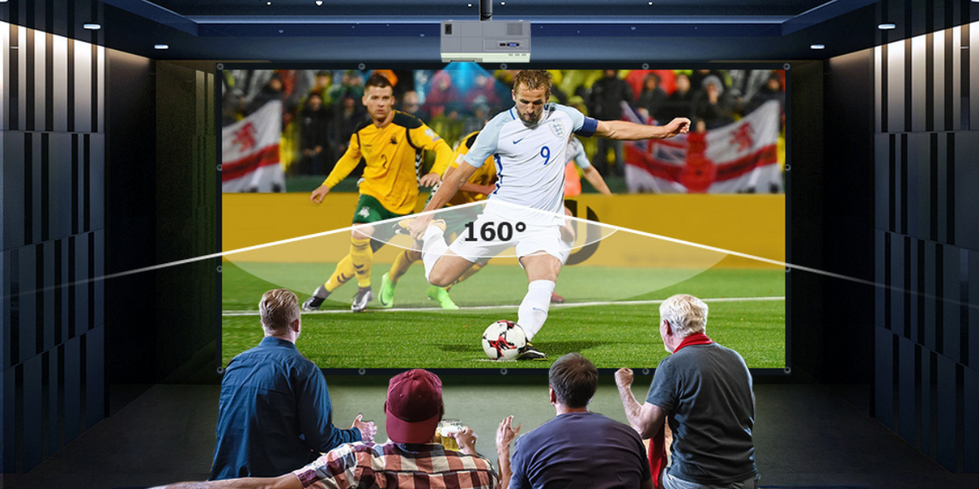 Can I use a projector screen with a short-throw projector?