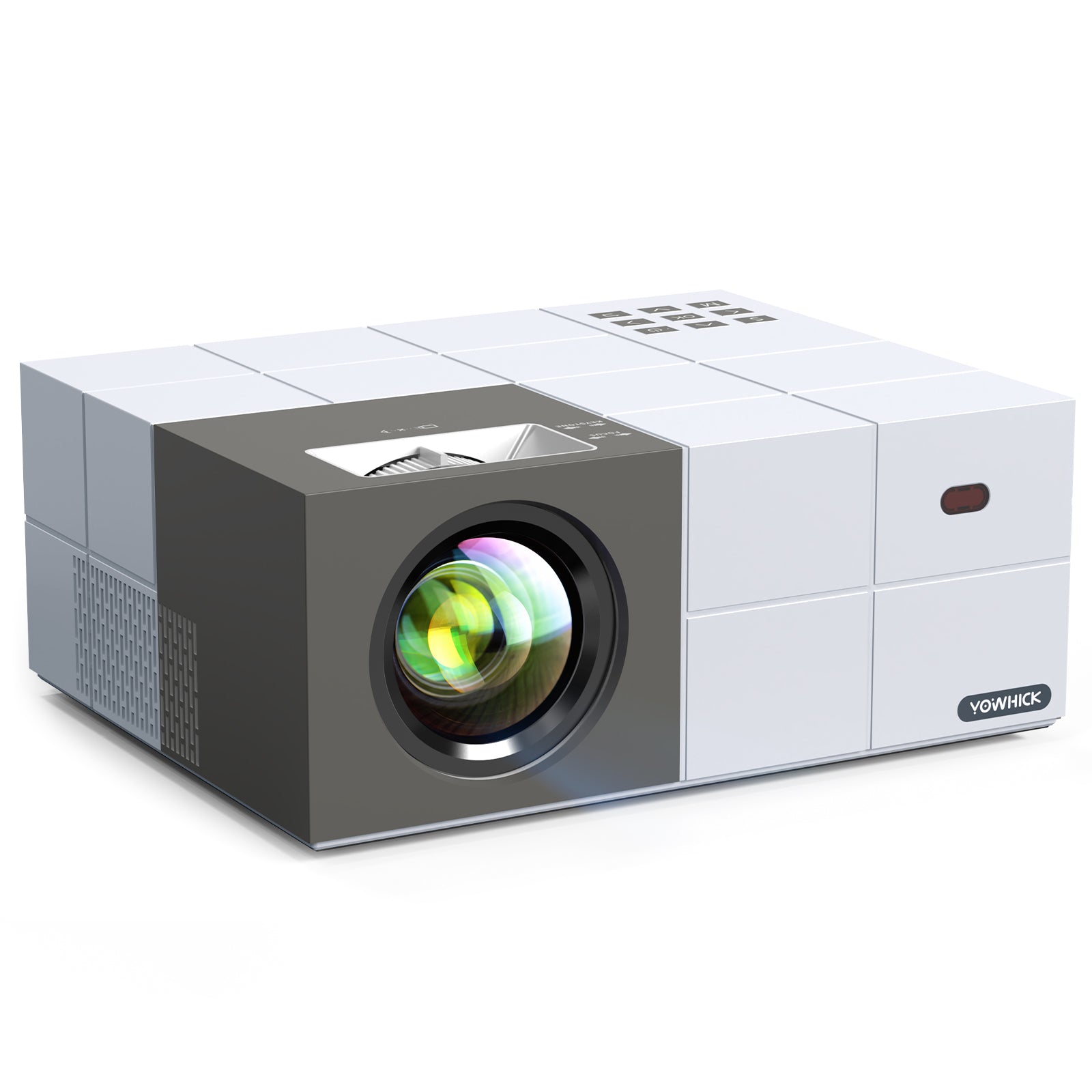 Native 1080P 5G WiFi Bluetooth Projector 4K Support, GDP1W