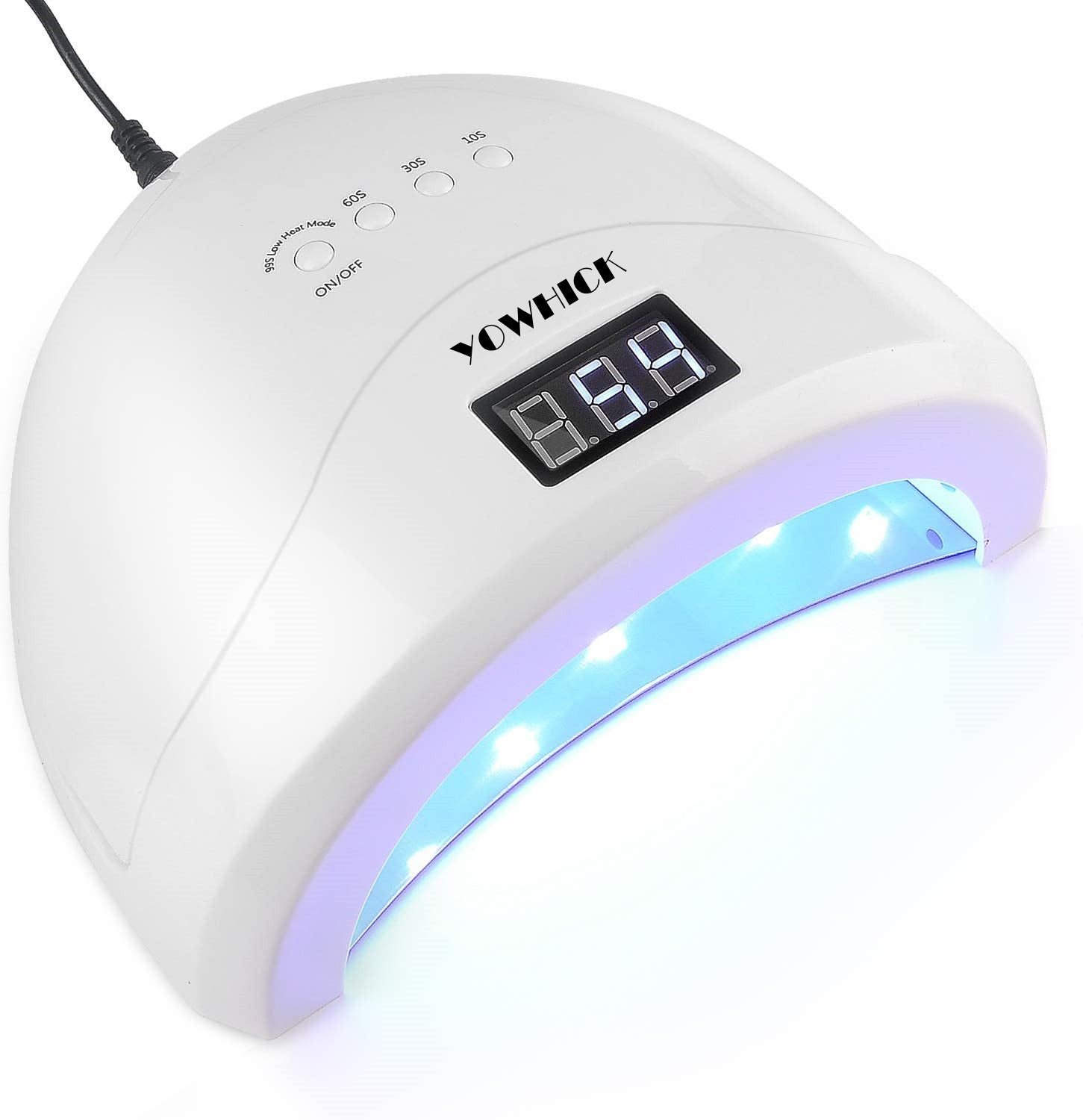 YOWHICK nail dryer, uv led nail lamp,Fast Dry Nail Lamp LED UV Light for gel Nail Polish Curing Lamp Professional Platinum Salon Quality Sensor Curing Nails Gel Polish Nail Dryer Classic 48W - YOWHICK