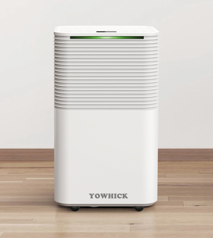 YOWHICK Energy Star 50-Pint Dehumidifier with Effortless Humidity Control, White - YOWHICK
