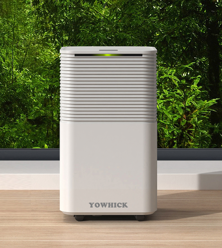 YOWHICK Energy Star 50-Pint Dehumidifier with Effortless Humidity Control, White - YOWHICK