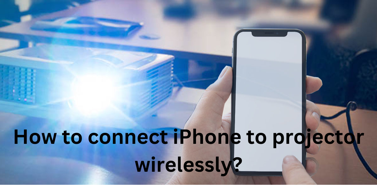 How to connect iPhone to projector wirelessly? YOWHICK