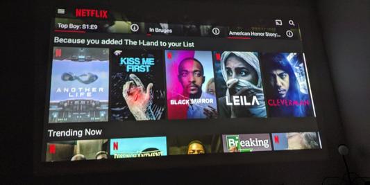 How to stream Netflix on projector from iPhone?