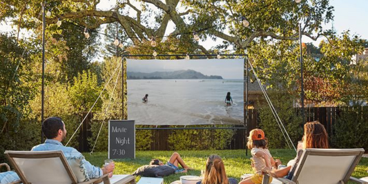 What to use for outdoor projector screen?