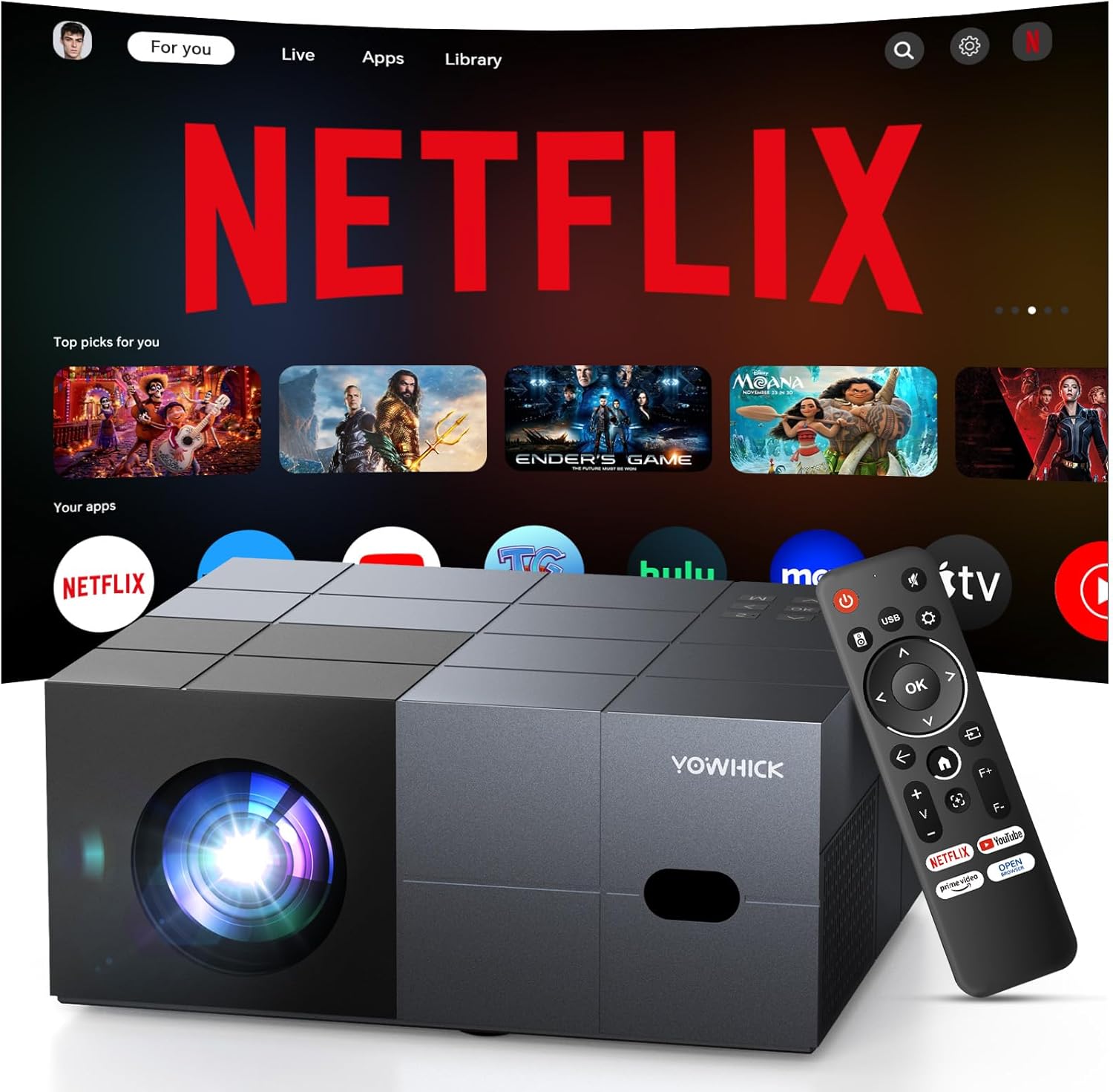 YOWHICK Projectors - A High Quality Projection Experience