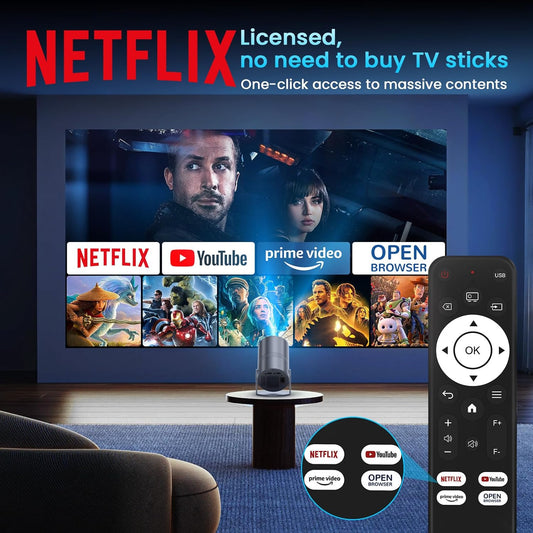 YOWHICK W60 Projector - YOWHICK