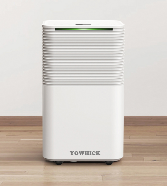 YOWHICK Energy Star 50-Pint Dehumidifier with Effortless Humidity Control, White - YOWHICK